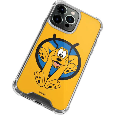 Disney Friends Pluto iPhone 14 Pro Clear Case